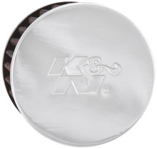 Load image into Gallery viewer, K&N 1.75in Flange ID x 3in OD x 2.5in H Chrome Finish Rubber Base Crankcase Vent Filter