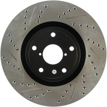 Load image into Gallery viewer, StopTech 05-10 Subaru Impreza WRX/STi Slotted & Drilled Right Front Rotor