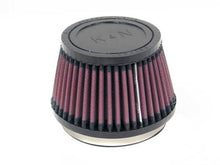 Load image into Gallery viewer, K&N Filter Universal Rubber Filter 3 1/2 inch Flange 4 5/8 inch Base 3 1/2 inch Top 3 inch Height