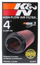 Load image into Gallery viewer, K&N Universal Rubber Filter 4inch FLG / 6inch OD-B / 4-5/8inch OD-T / 9inch H