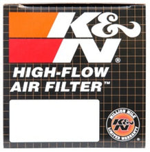 Load image into Gallery viewer, K&N Universal Chrome Filter 2.25 Inch Flange / 3.5 Inch Base / 2 Inch Top / 4 Inch Height