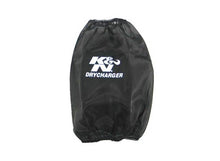 Load image into Gallery viewer, K&N Black Drycharger Round Tapered Custom Air Filter Wrap