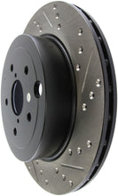 Load image into Gallery viewer, StopTech 08+ Subaru STI (Will Not Fit 05-07) Slotted & Drilled Sport Brake Rotor