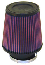 Load image into Gallery viewer, K&N Universal Rubber Filter 3 1/2inch ID FLG / 6inch Base / 4-5/8inch Top / 6inch Height