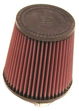 Load image into Gallery viewer, K&N Filter Universal Rubber Filter Round Tapered 4.5in Flange 5.875in Base 4.5 inch Top 6in Height