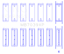 Load image into Gallery viewer, King Engine Bearings BMW M20/M50 2.0L/2.5L/2.7L Performance Main Bearing Set - Size STDX