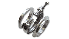 Load image into Gallery viewer, Vibrant T304 SS V-Band Flange Assembly for 2.75in O.D. Tubing incl 2 V-Band flanges & 1 V-Band Clamp