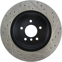 Load image into Gallery viewer, StopTech 06 BMW 330 / 07-09 BMW 335 Slotted & Drilled Right Rear Rotor