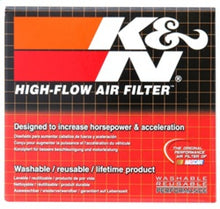 Load image into Gallery viewer, K&N Universal Chrome Filter 2.25 Inch Flange / 3.5 Inch Base / 2 Inch Top / 4 Inch Height