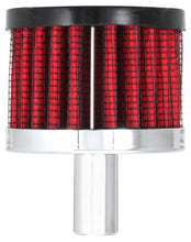 Load image into Gallery viewer, K&N Steel Base Crankcase Vent Filter .5in Vent OD x 2in OD x 1.5in Height