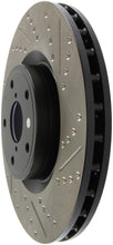 Load image into Gallery viewer, StopTech 05-10 Subaru Impreza WRX/STi Slotted & Drilled Left Front Rotor
