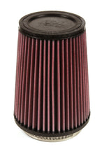 Load image into Gallery viewer, K&N Filter Universal Rubber Filter 4 inch Flange 5 3/8 inch Base 4 3/8 inch Top 7 inch Height