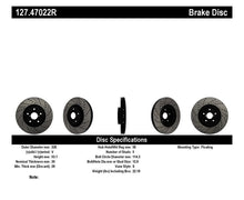 Load image into Gallery viewer, StopTech 05-10 Subaru Impreza WRX/STi Slotted & Drilled Right Front Rotor