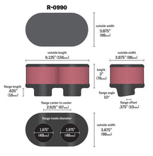 Load image into Gallery viewer, K&N Universal Rubber Filter