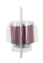 Load image into Gallery viewer, K&N 1.5in Flange ID x 3in OD x 2.5in H Chrome Finish Rubber Base Crankcase Vent Filter