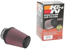 Load image into Gallery viewer, K&N Universal Clamp-On Air Filter 3in Flange ID x 5in Base OD x 3.5in Top OD x 6in Height