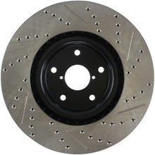 Load image into Gallery viewer, StopTech 05-10 Subaru Impreza WRX/STi Slotted & Drilled Right Front Rotor