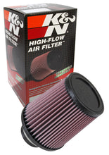 Load image into Gallery viewer, K&N Filter Universal Rubber Filter 2 3/4 inch Flange 6 inch Base 5 inch Top 6 1/2 inch Height