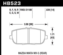 Load image into Gallery viewer, Hawk 06-11 Mazda Miata MX-5 Rear DTC-60 Race Brake Pads
