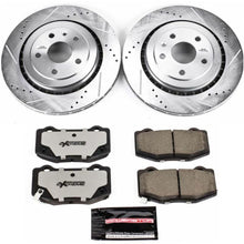 Load image into Gallery viewer, Power Stop 16-18 Cadillac ATS Rear Z26 Street Warrior Brake Kit
