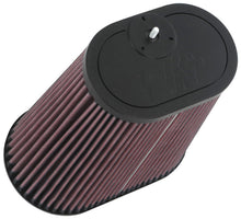 Load image into Gallery viewer, K&amp;N Universal Clamp-On Air Filter 3-1/8in Dual FLG  8-7/8in X 5-3/16 B 6-1/4in X 4IN T, 9inH W/STUD
