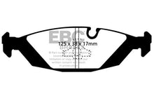 Load image into Gallery viewer, EBC 87-88 BMW M5 3.5 (E28) Yellowstuff Rear Brake Pads
