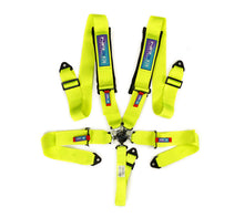 Load image into Gallery viewer, NRG SFI 16.1 5Pt 3 Inch Seat Belt Harness with Pads / Cam Lock - Neon Green

