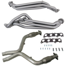 Load image into Gallery viewer, BBK 11-14 Ford Mustang GT 1-3/4 Long Tube Headers w/High Flow Catted X-Pipe (Ti Ceramic)
