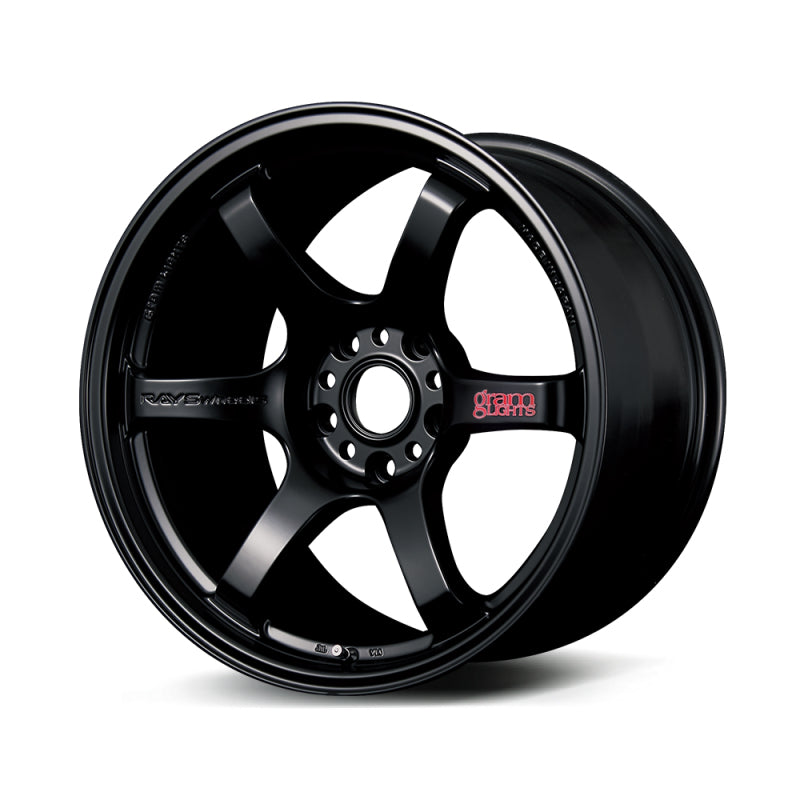 Gram Lights 57DR 18x9.5 +38 5-100 Semi Gloss Black Wheel