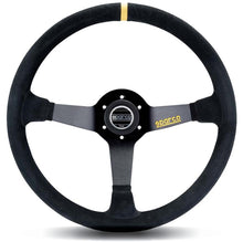 Load image into Gallery viewer, Sparco Steering Wheel 368 Suede Black
