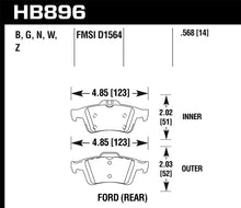 Load image into Gallery viewer, Hawk 16-18 Ford Focus RS HP+ Street Rear Brake Pads
