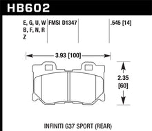 Load image into Gallery viewer, Hawk 2009-2013 Infiniti FX50 Sport HPS 5.0 Rear Brake Pads
