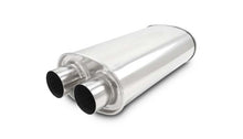 Load image into Gallery viewer, Vibrant Universal Streetpower 3in Stainless Steel Dual In-Out Oval Muffler
