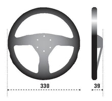 Load image into Gallery viewer, Sparco Steering Wheel 383 Suede Black

