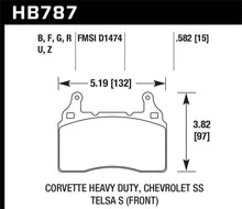 Load image into Gallery viewer, Hawk 15-17 Chevy Corvette Z06 HPS 5.0 Front Brake Pads
