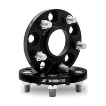 Load image into Gallery viewer, Mishimoto Wheel Spacers - 5x100 - 56.1 - 15 - M12 - Black
