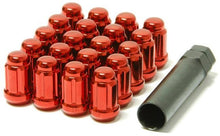 Load image into Gallery viewer, Wheel Mate Muteki Open End Lug Nuts - Red 12x1.25
