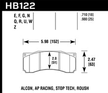 Load image into Gallery viewer, Hawk Stoptech ST-60 Caliper DTC-60 Race Brake Pads
