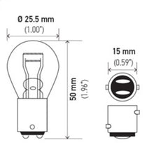 Load image into Gallery viewer, Hella Bulb 1157 12V 27/8W BAY15d S8
