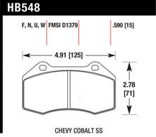 Load image into Gallery viewer, Hawk 08-10 Chevrolet Cobalt / HHR HPS 5.0 Front Brake Pads
