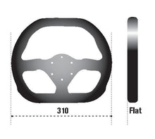 Load image into Gallery viewer, Sparco Steering Wheel 310X260 Suede Black

