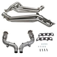 Load image into Gallery viewer, BBK 15-23 Ford Mustang GT 5.0 1-7/8in Long Tube Headers (304SS) w/High Flow Catted Mid Pipe
