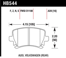 Load image into Gallery viewer, Hawk 2006-2009 Audi A3 TFSIi Quattro 2.0 HPS 5.0 Rear Brake Pads
