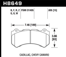 Load image into Gallery viewer, Hawk 08-12 Cadillac CTS-V / 12 Jeep Grand Cherokee (WK2) SRT8 DTC-30 Front Race Brake Pads
