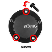 Load image into Gallery viewer, Konig Cap Screw Set of 3 (Black) For CAPFFB - Flow Formed
