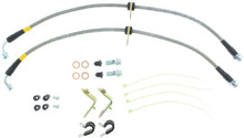 Load image into Gallery viewer, StopTech 11-14 Ford Mustang GT 5.0L V8 Stainless Steel Front Brake Lines
