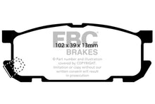 Load image into Gallery viewer, EBC 01-03 Mazda Miata MX5 1.8 (Sports Suspension) Yellowstuff Rear Brake Pads
