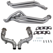 Load image into Gallery viewer, BBK 15-23 Ford Mustang GT 1-3/4 Long Tube Headers w/High Flow Catted X-Pipe (Ti Ceramic)
