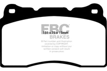 Load image into Gallery viewer, EBC 04-05 Cadillac CTS-V 5.7 Ultimax2 Front Brake Pads
