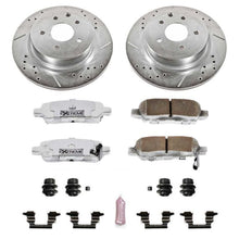 Load image into Gallery viewer, Power Stop 08-12 Infiniti EX35 Rear Z26 Street Warrior Brake Kit
